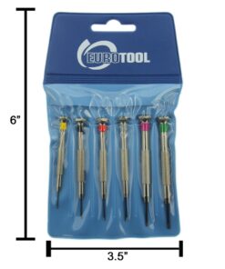 Deluxe Fixed Blade Mini Screwdriver Set Pack Pack Measurement