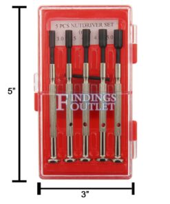 Hex Nut Driver Set Pack Measurement