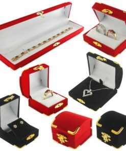 Velvet Treasure Chest Jewelry Boxes