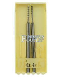 Busch Carbide Twist Drill Figure 4203 Pack of 2 Jewelry Twist Drills 007-015 Made In Germany Pack