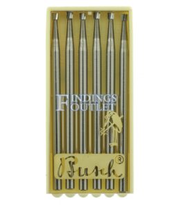 Busch Inverted Cone Carbide Bur Figure 3 Pack of 6 Jewelry Burs 008-018 Made In Germany Pack