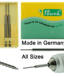 Busch Carbide Twist Drill Figure 4203 Pack of 2 Jewelry Twist Drills 007-015 Made In Germany