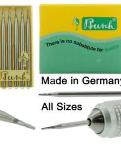 Busch Cone Square Carbide Bur Figure 23 Pack of 6 Jewelry Burs 008-012 Made In Germany