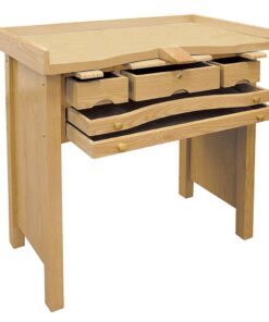 Standard Jewelry Workbench With Three Drawers & 2 Catch Trays