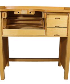 Hardwood Jewelry Workbench With Four Drawers