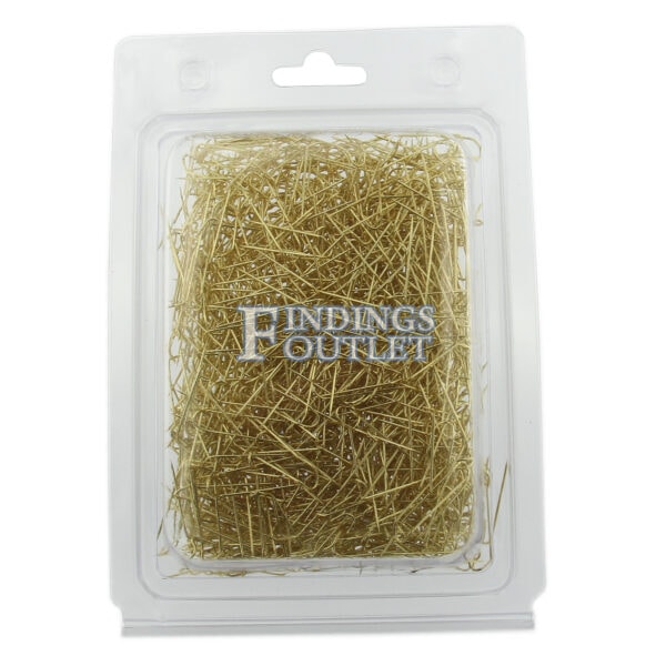 Gold Tone U-Pins Pack Of 1000 - Findings Outlet