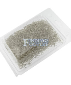 Silver Tone U-Pins Pack Of 1000 Box Angle Box