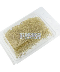 Gold Tone U-Pins Pack Of 1000 Box Angle