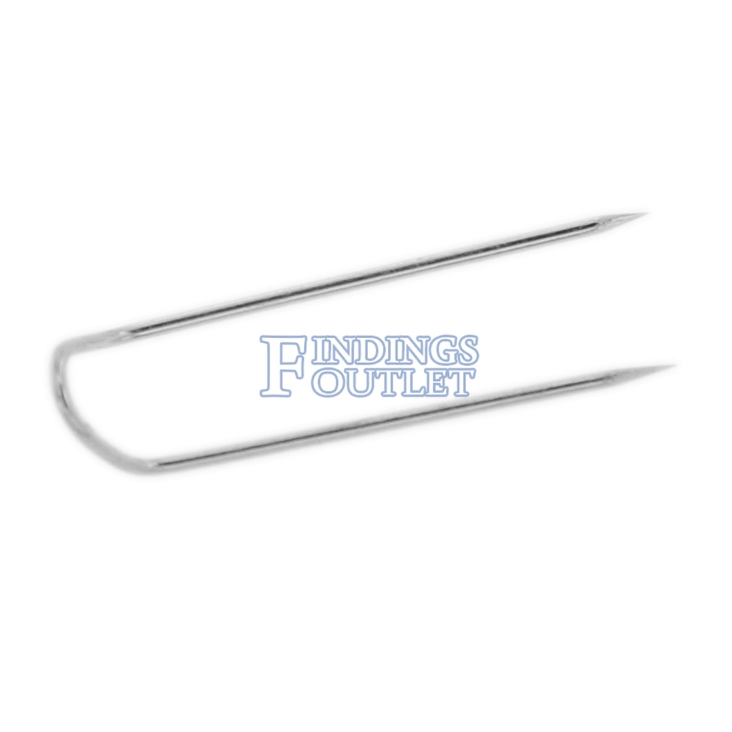 Silver Tone U-Pins Pack Of 1000 - Findings Outlet