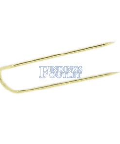 Gold Tone U-Pins Pack Of 1000 Side