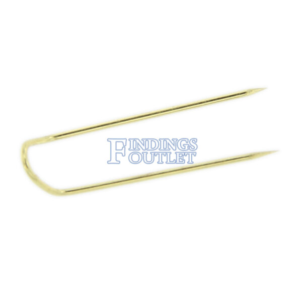 Gold Tone U-Pins Pack Of 1000 Side