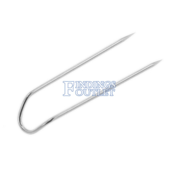 Silver Tone U-Pins Pack Of 1000 Box Angle