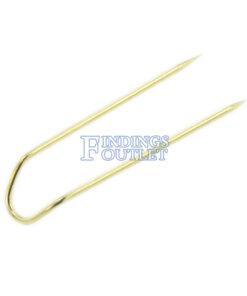 Gold Tone U-Pins Pack Of 1000 Angle